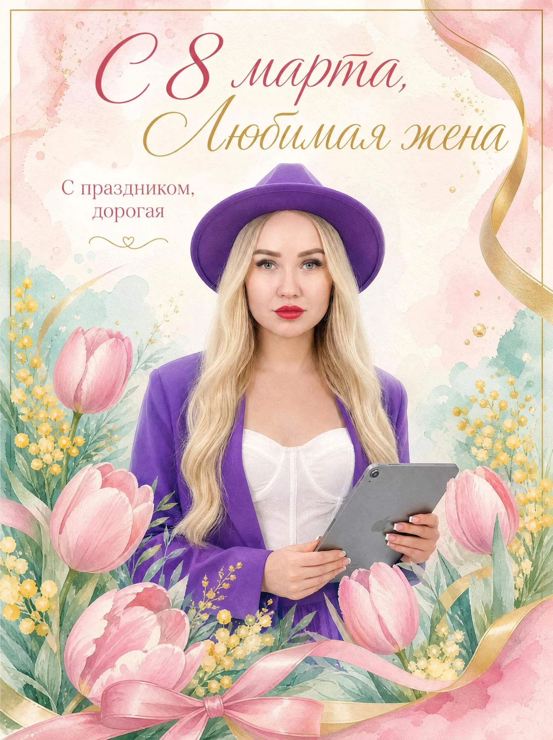 8 марта — весенний портрет для женщин