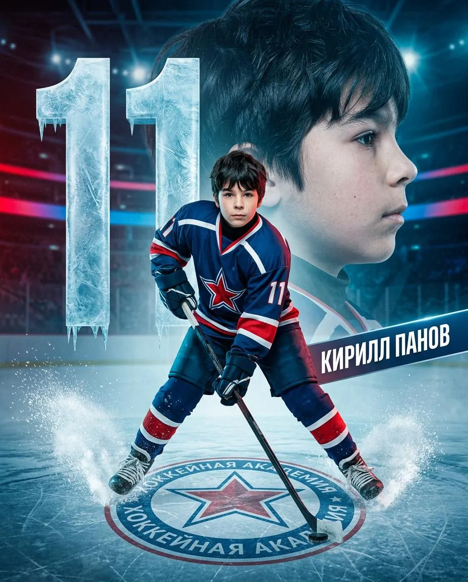 Спортивный хоккейный постер для сына